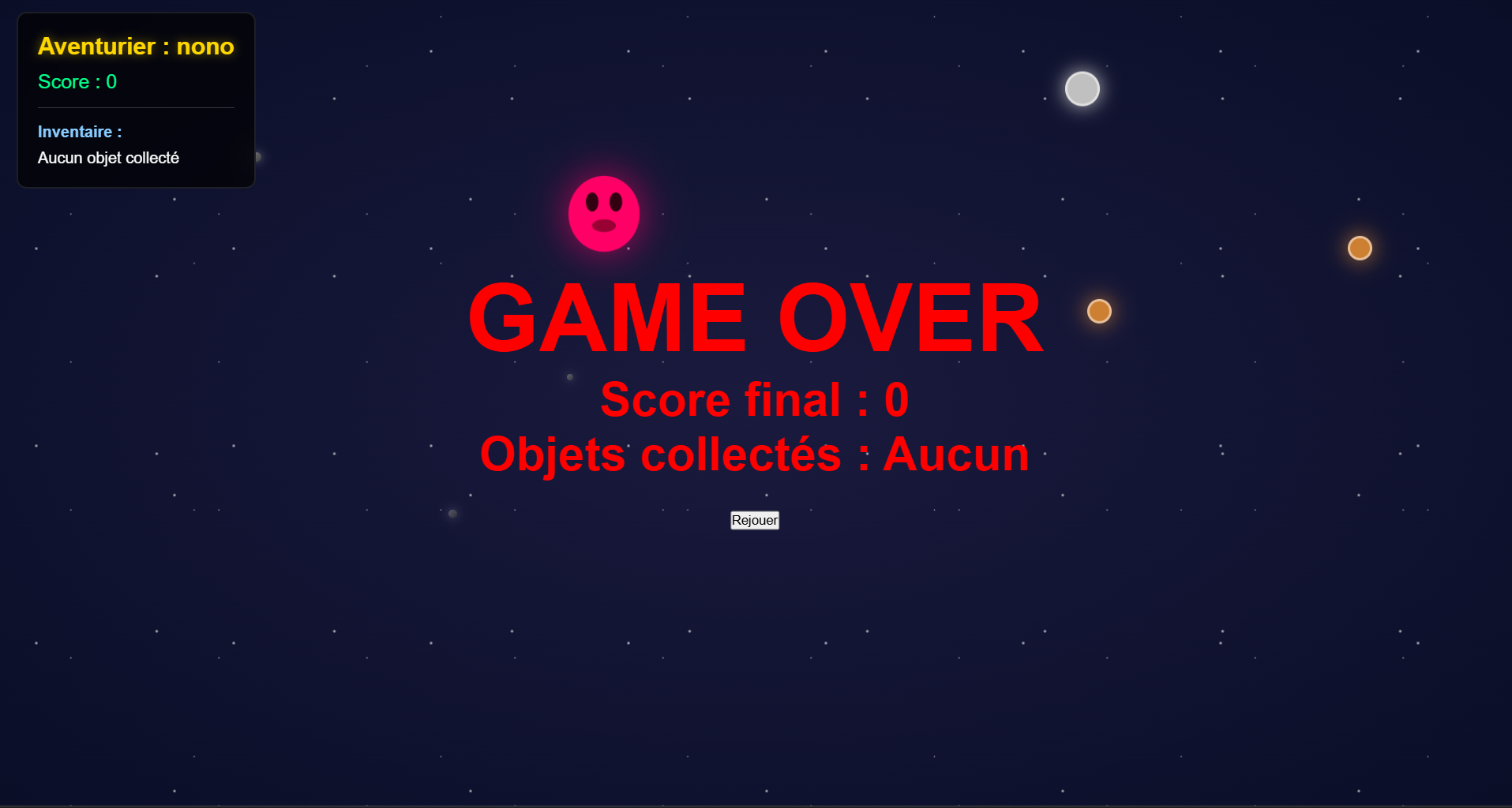 Mini jeu Javascript
